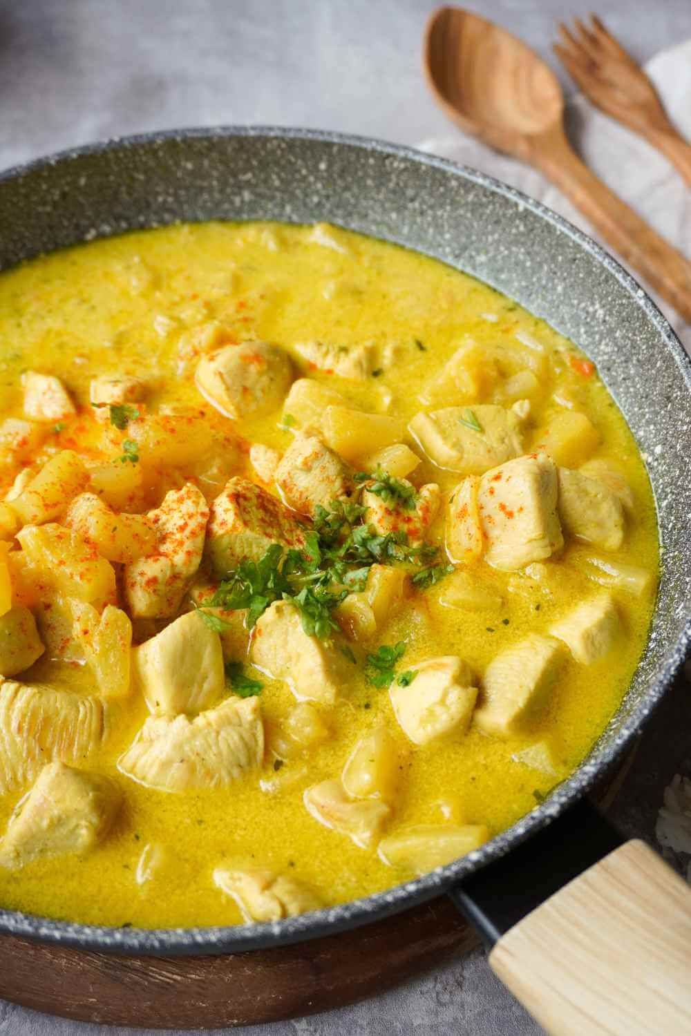 Mango-Curry-Hühnchen